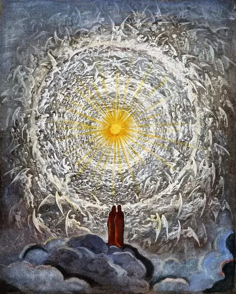 Gustave Doré, The Empyrean (also called The Celestial Rose) 1867