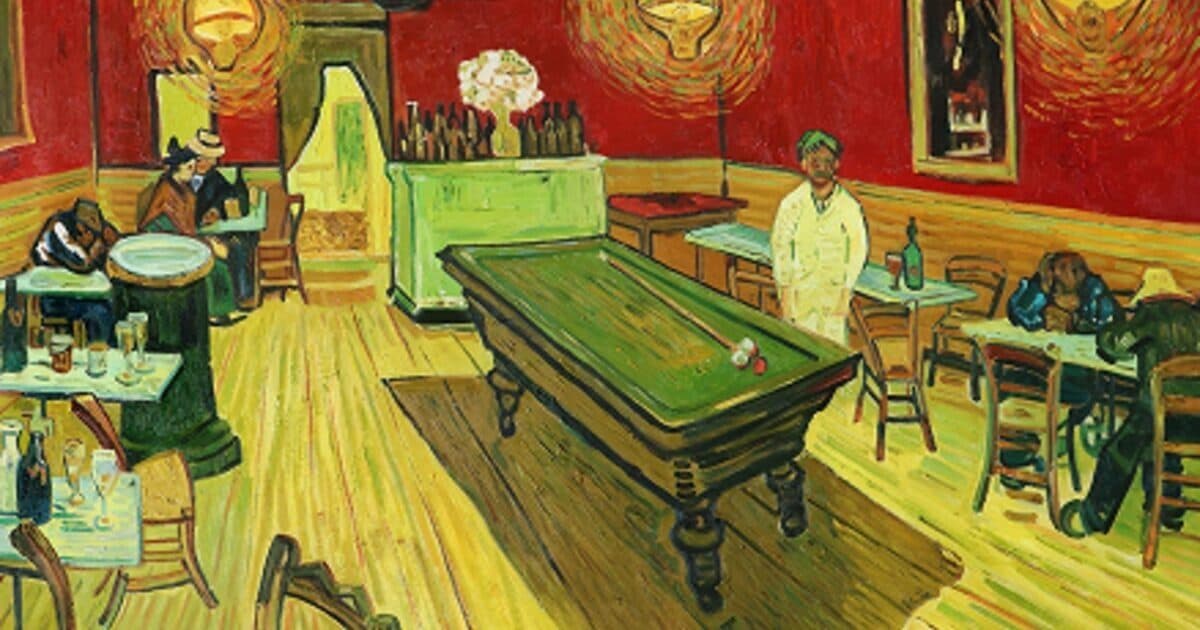 "The Night Café" by Vincent van Gogh (1888)